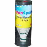 Shuttlecocks 4 Pack (Fun Sport)