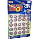 Card of 25 x 8 Shot Ring Caps - Loud!