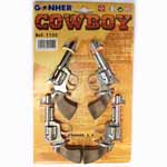 Cowboy Revolver Set of 4 mini pistols - Gonher 1155 