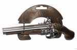 Double-barrelled Flintlock Pistol - Gonher 341