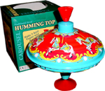 Traditional Metal Humming Top: Carousel