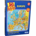 The Jig-Map: Europe 200 piece Jigsaw Puzzle