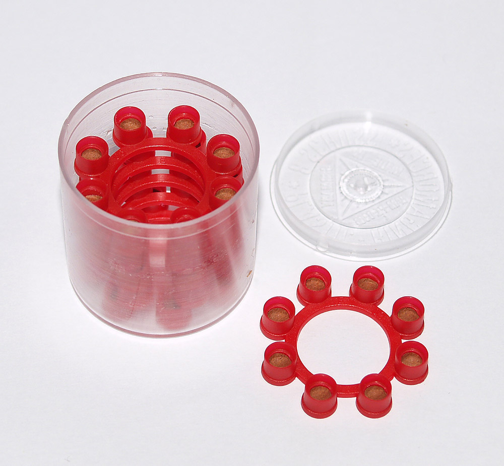 Tub of 6 x 8 Shot Ring Caps